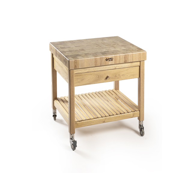 Ceppo a carrello con cassetto