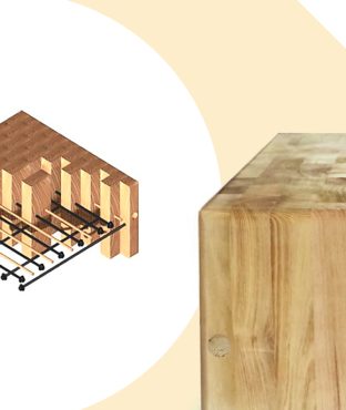 l'interno di un ceppo in legno