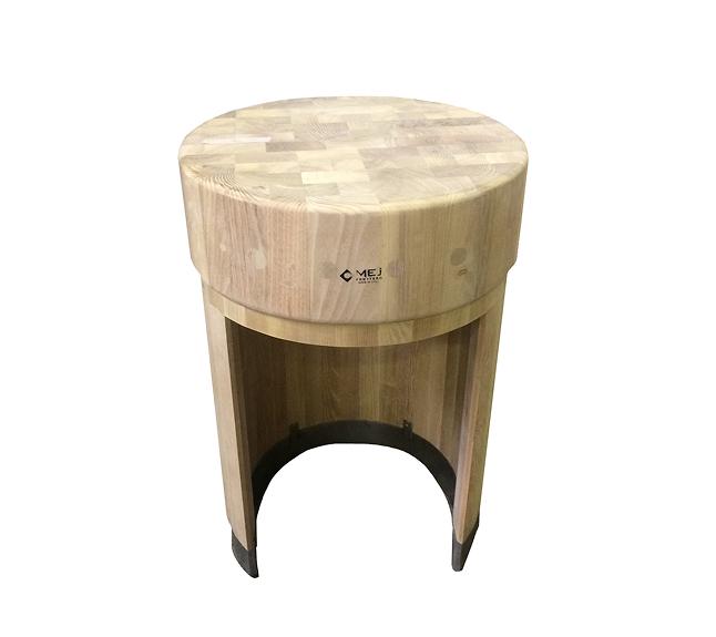 ceppo rotondo con base semicircolare